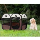 Kisállat kennel 74x74x43 cm barna, nagy kiszerelés (20 db)