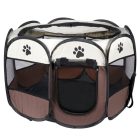 Kisállat kennel 74x74x43 cm barna, nagy kiszerelés (20 db)