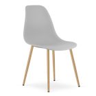 KAMI 80 cm asztal + 4 db MARK fehér szék