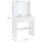 Fésülködőasztal tükörrel – RDT118W01