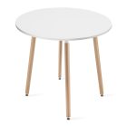 KAMI 80 cm kerek asztal + 4 db WAT szék szürke