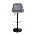 7308298 HOKER ROMA BLACK WELUR CIEMNY POPIEL