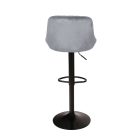7308298 HOKER ROMA BLACK WELUR CIEMNY POPIEL