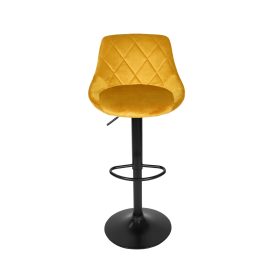 7318041 HOKER ROMA BLACK WELUR ZŁOTA