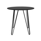 7318149 STÓŁ HARRY CZARNY 80CM