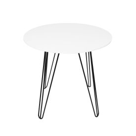 7318152 STÓŁ HARRY BIAŁY 80CM
