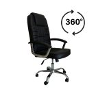 FOTEL BIUROWY OBROTOWY COMFORT CZARNY