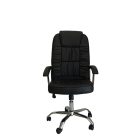 FOTEL BIUROWY OBROTOWY COMFORT CZARNY