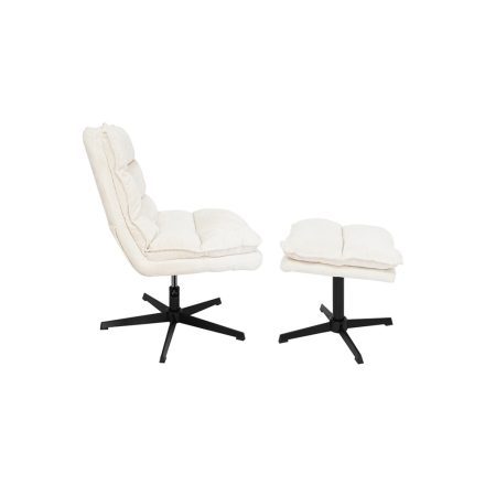 FOTEL KATANIA BEŻ+PODNÓŻEK PERFECT HARMONY 01