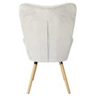 FOTEL SKANDYNAWSKI COZY USZAK JASNY POPIEL 3323718