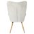 FOTEL SKANDYNAWSKI COZY USZAK JASNY POPIEL 3323718