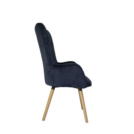FOTEL SKANDYNAWSKI COZY USZAK NIEBIESKI 3323719