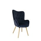 FOTEL SKANDYNAWSKI COZY USZAK NIEBIESKI 3323719