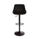 HOKER ROMA BLACK WELUR CZARNY 7308296