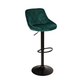 HOKER ROMA BLACK WELUR ZIELONY 7308297