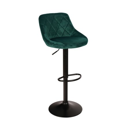 HOKER ROMA BLACK WELUR ZIELONY 7308297