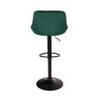 HOKER ROMA BLACK WELUR ZIELONY 7308297