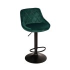 HOKER ROMA BLACK WELUR ZIELONY 7308297