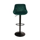 HOKER ROMA BLACK WELUR ZIELONY 7308297