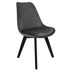 KRZESŁO MIA ANTRACYT BLACK 3340991