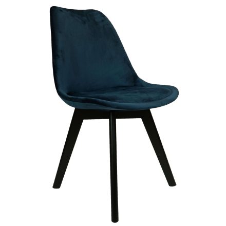 KRZESŁO MIA CIEMNY GRANAT BLACK 3340994