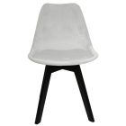 KRZESŁO MIA JASNY POPIEL BLACK 3340993