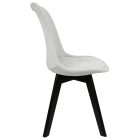 KRZESŁO MIA JASNY POPIEL BLACK 3340993