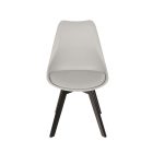KRZESŁO VEGAS BLACK SZARY 7309726