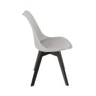 KRZESŁO VEGAS BLACK SZARY 7309726